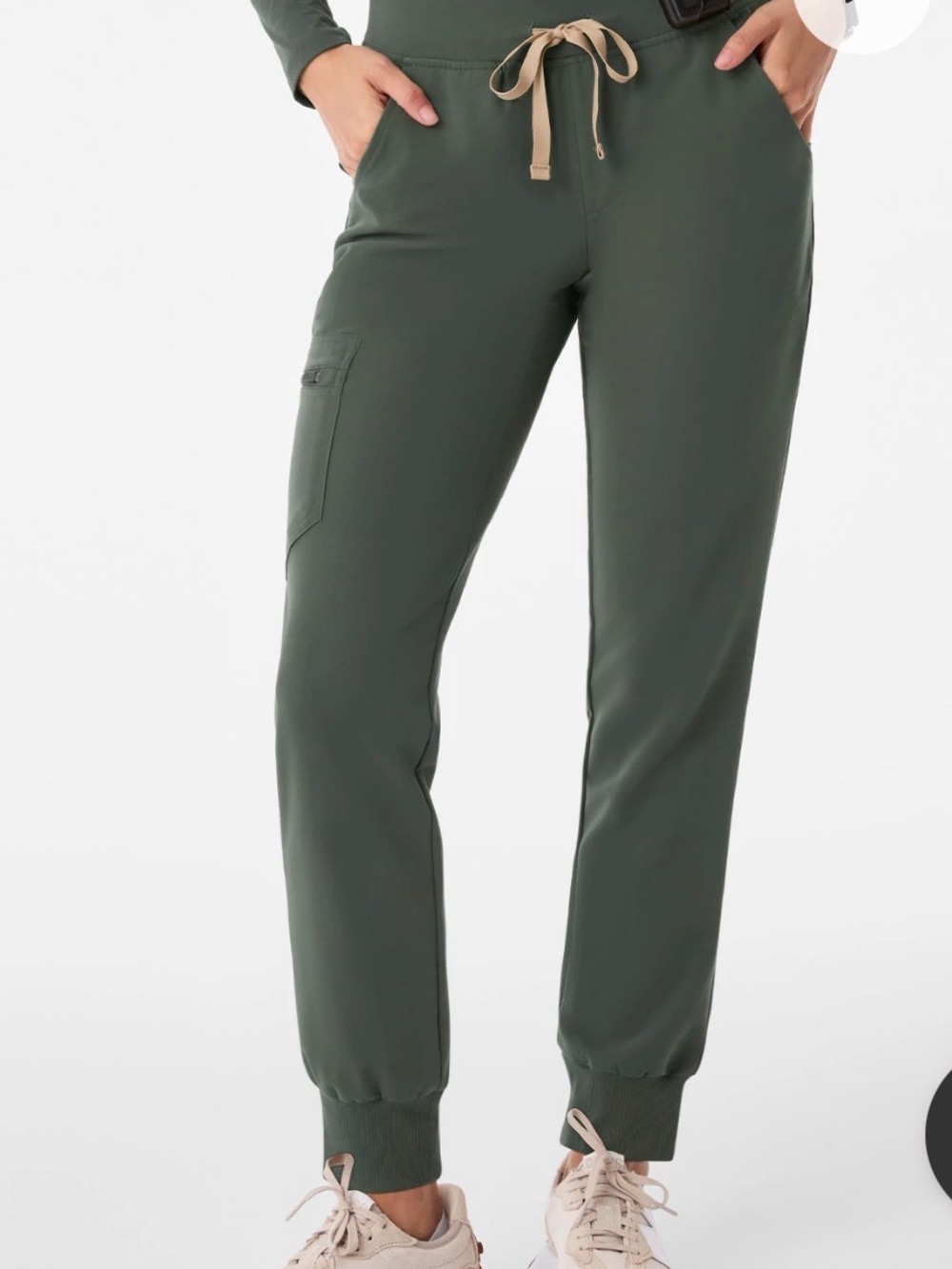NWT Figs Moss Zamora High waisted Johger Scrubs pant Large Regular